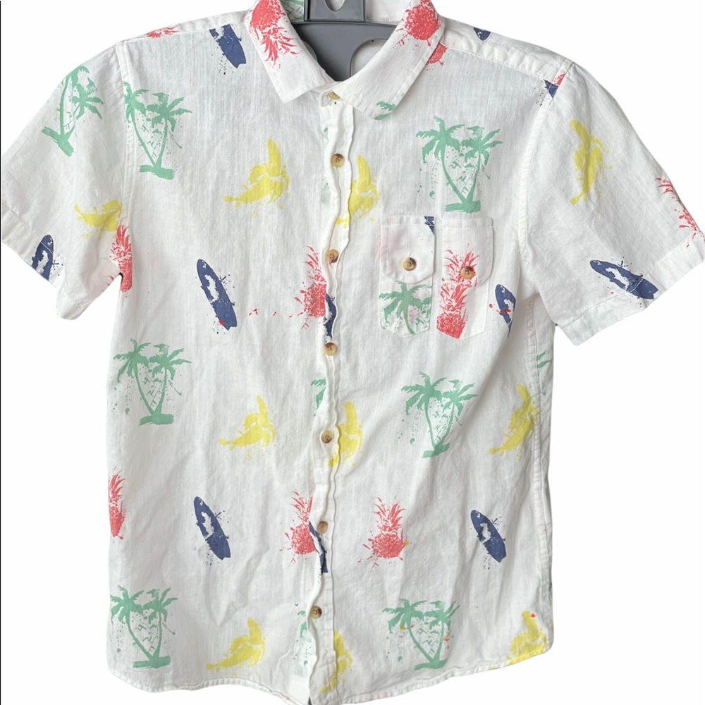 KotonKids 100% Cotton Linen Shirt Boys 9-10